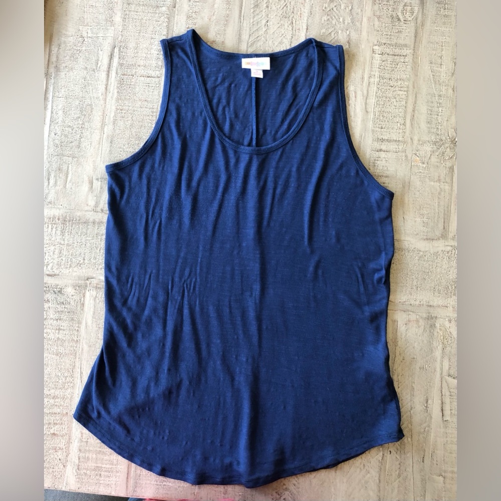 Navy Blue Sleeveless Women's Top